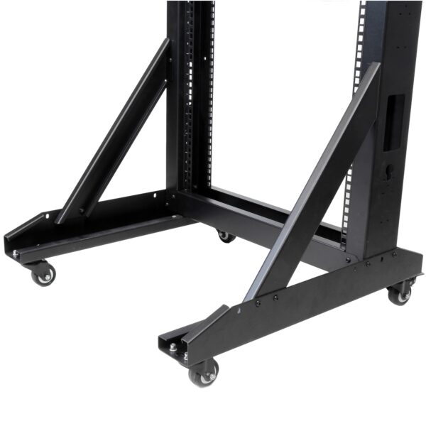 Startech.com 2-Post Server Rack with Casters - 42U - Image 3