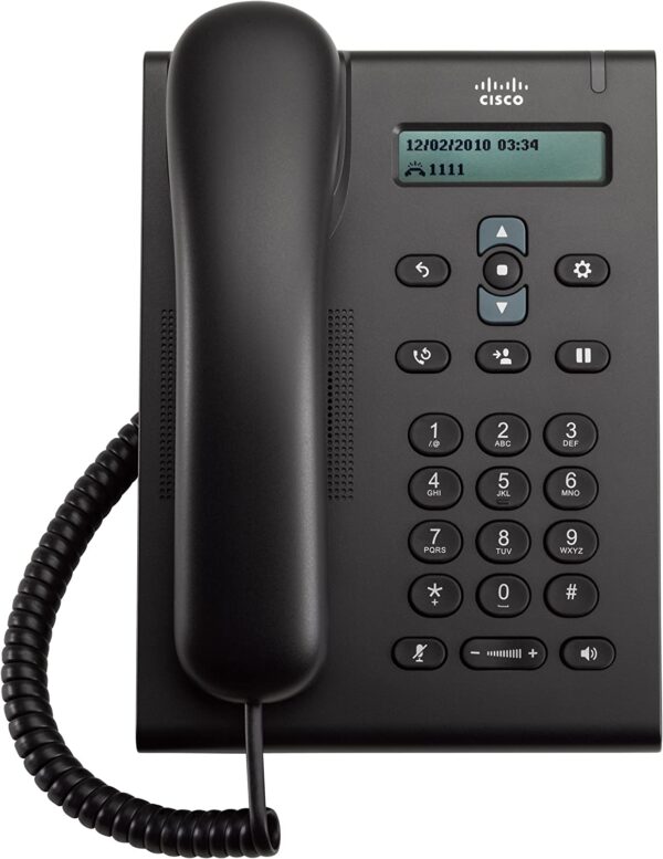 Cisco Unified Sip Phone CP-3905 Unified Sip Phone 3905 (Power Supply Not Included) Black