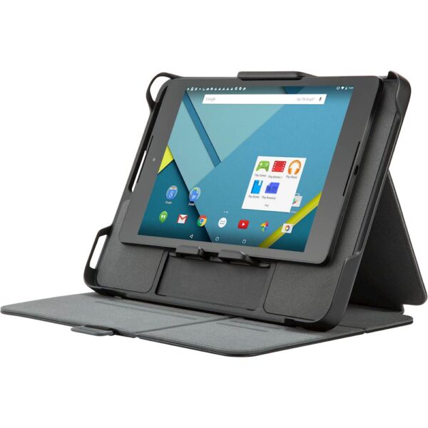 Speck - StyleFolio FLEX Folio Case for Most 9"-10.5" Tablets - Black/Slate Gray - Image 3