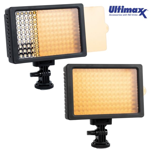 ULTIMAXX Professional 160 LED Video Light Camera Hot Shoe Mount - Image 6