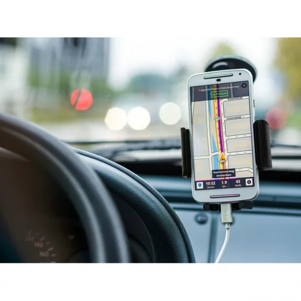 Drive onn. Car Window or Dash Phone Mount Compatible with 2 in - 3.7 in Wide Mobile Phones - Image 2