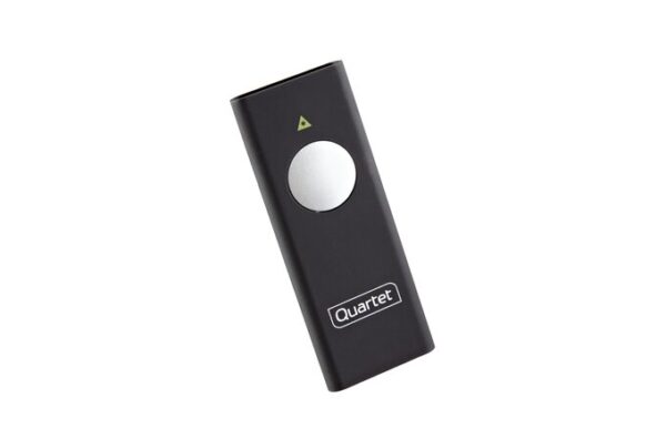 Quartet Slimline Laser Pointer, Class 2, Small Venue, Black - Image 2