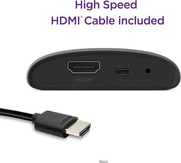 Roku Express (New, 2022) HD Streaming Device with High-Speed HDMI Cable and Simple Remote, Guided Setup, and Fast Wi-Fi - Image 9