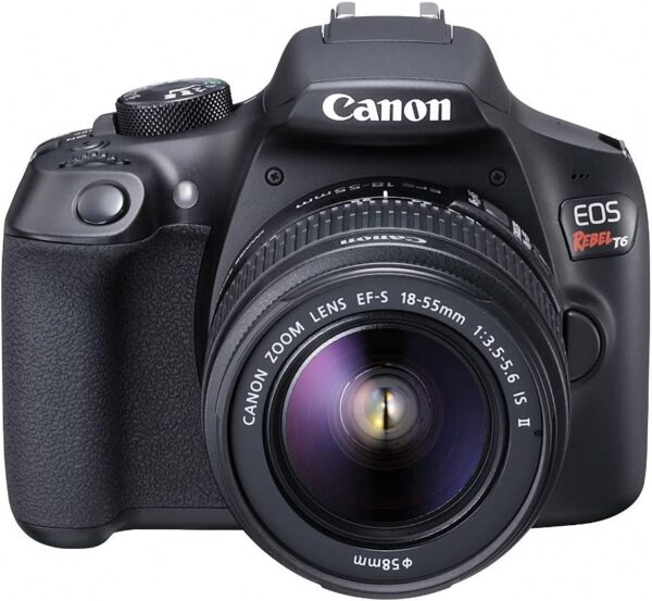 Canon EOS Rebel T6 Digital SLR Camera Kit with 55 - 250mm Lens, Built-in WiFi and NFC - Black - Image 8