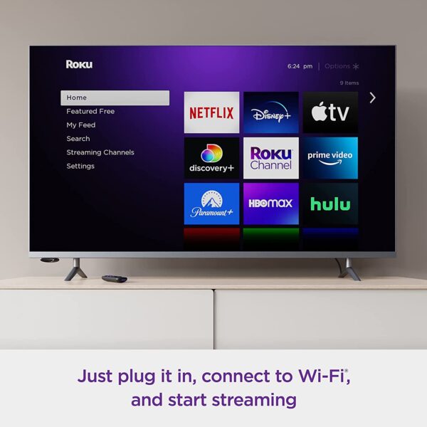 Roku Express (New, 2022) HD Streaming Device with High-Speed HDMI Cable and Simple Remote, Guided Setup, and Fast Wi-Fi - Image 7