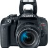 Canon EOS Rebel T7i US 24.2 Digital SLR Camera with 3-Inch LCD, Black