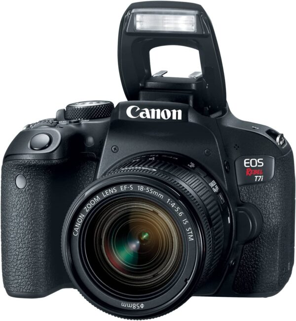 Canon EOS Rebel T7i US 24.2 Digital SLR Camera with 3-Inch LCD, Black - Image 4